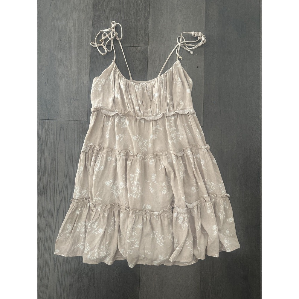 Skylar + Madison Sundress‎ Womens Large Floral Rayon Trapeze Swing Short Dress